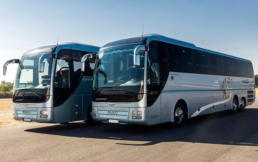 Komfortable Bus-Innenausstattung