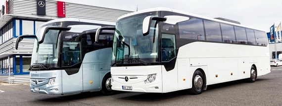 Mercedes und Setra Reisebusse verfügbar in Deutschland